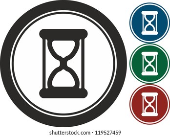 Hourglass, vector, icon