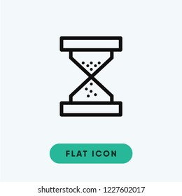 Hourglass vector icon