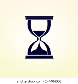 Hourglass vector icon