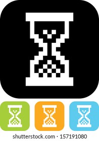 Hourglass vector icon 