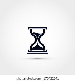 Hourglass vector icon