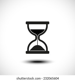 Hourglass vector icon