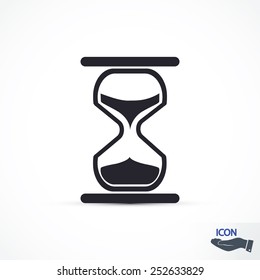 hourglass vector icon