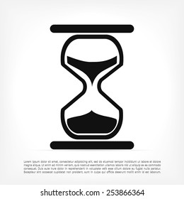 hourglass vector icon