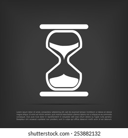 hourglass vector icon