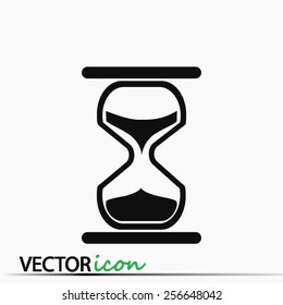 hourglass vector icon