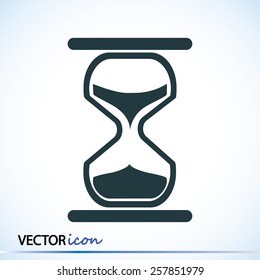 hourglass vector icon 