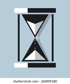 Hourglass vector icon