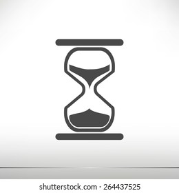 hourglass vector icon