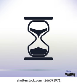 hourglass vector icon
