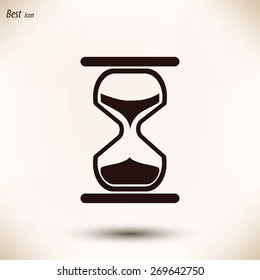 hourglass vector icon