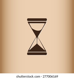 Hourglass vector icon 