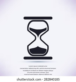 hourglass vector icon