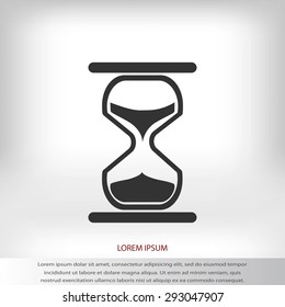 hourglass vector icon