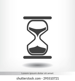 hourglass vector icon