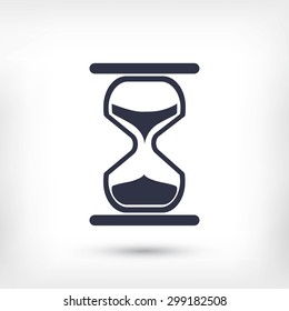 hourglass vector icon