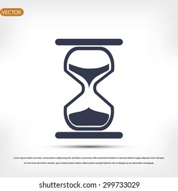hourglass vector icon