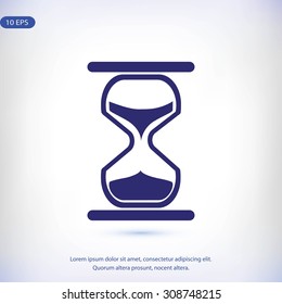 hourglass vector icon