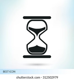 hourglass vector icon