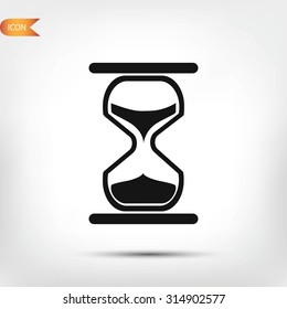 hourglass vector icon