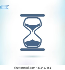 hourglass vector icon