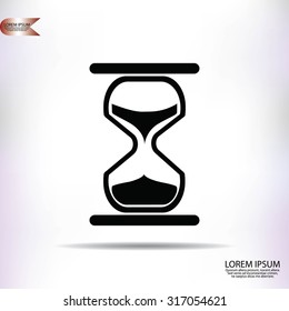 hourglass vector icon