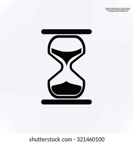 hourglass vector icon