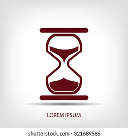 hourglass vector icon