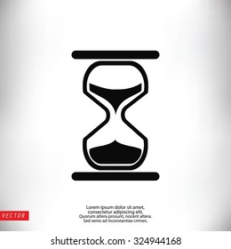 hourglass vector icon
