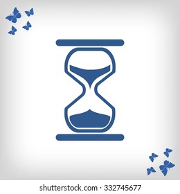 hourglass vector icon