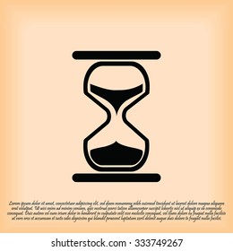 hourglass vector icon