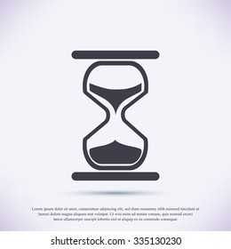 hourglass vector icon