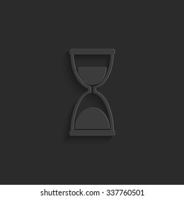 Hourglass - vector icon