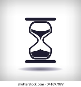 hourglass vector icon