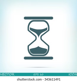 hourglass vector icon