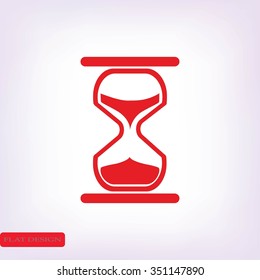 hourglass vector icon
