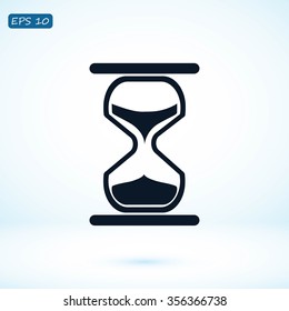 hourglass vector icon