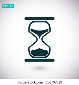 hourglass vector icon