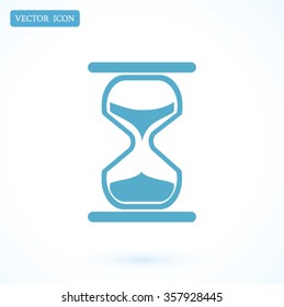 hourglass vector icon
