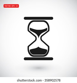 hourglass vector icon