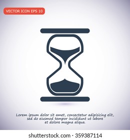 hourglass vector icon