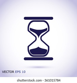hourglass vector icon