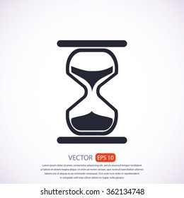 hourglass vector icon