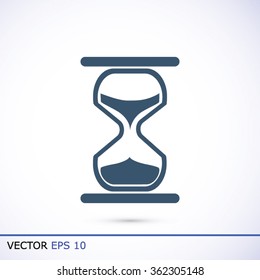 hourglass vector icon