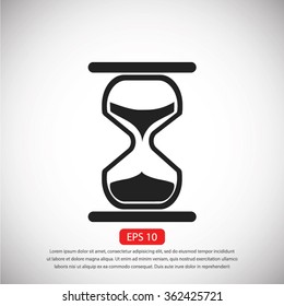hourglass vector icon