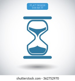 hourglass vector icon