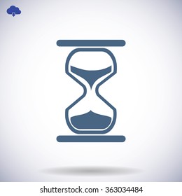 hourglass vector icon