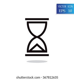 hourglass vector icon