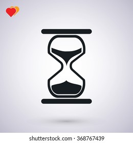 hourglass vector icon