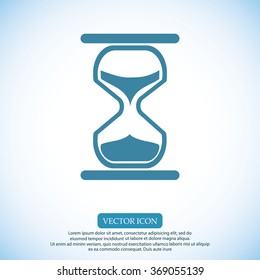 hourglass vector icon